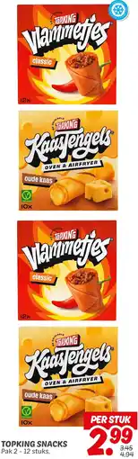 Dekamarkt Topking snacks aanbieding