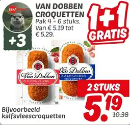 Dekamarkt Van dobben croquetten aanbieding