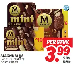 Dekamarkt Magnum ijs aanbieding