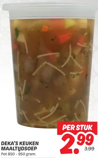 Dekamarkt Deka's keuken maaltijdsoep aanbieding