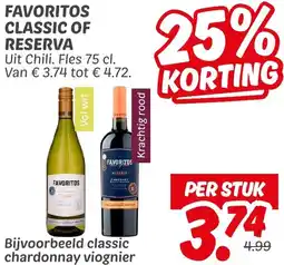 Dekamarkt Favoritos classic of reserva aanbieding