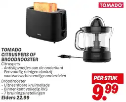 Dekamarkt Tomado citruspers of broodrooster aanbieding