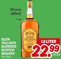 Dekamarkt Glen talloch blended scotch whisky aanbieding