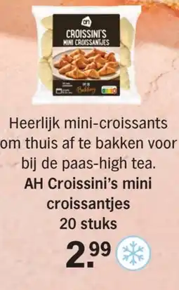 Albert Heijn AH Croissini's mini croissantjes aanbieding