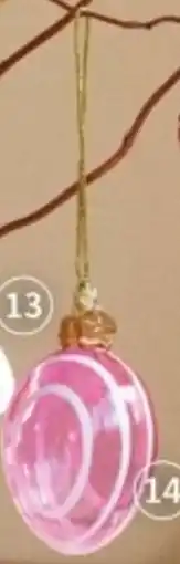 Albert Heijn AH Glazen hangers set streep & bloem aanbieding