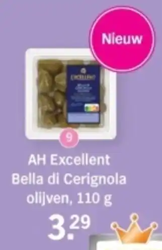Albert Heijn AH Excellent Bella di Cerignola olijven aanbieding