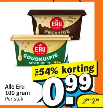 Albert Heijn Alle Eru aanbieding