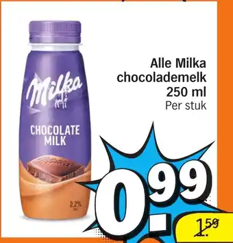 Albert Heijn Alle Milka chocolademelk aanbieding