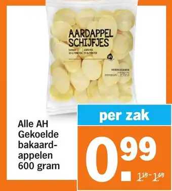 Albert Heijn Alle AH Gekoelde bakaardappelen aanbieding
