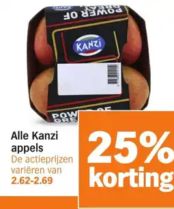 Albert Heijn Alle Kanzi appels aanbieding