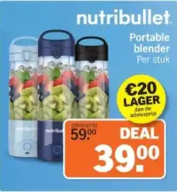 Albert Heijn Nutribullet Portable blender aanbieding