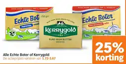 Albert Heijn Alle Echte Boter of Kerrygold aanbieding