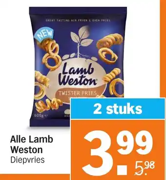 Albert Heijn Alle Lamb Weston aanbieding