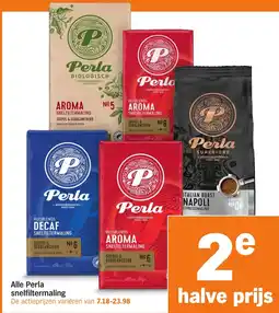 Albert Heijn Alle Perla snelfiltermaling aanbieding