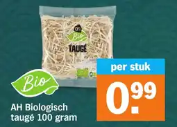 Albert Heijn AH Biologisch taugé aanbieding