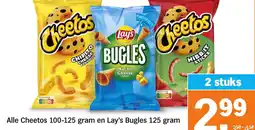 Albert Heijn Alle Cheetos en Lay's Bugles aanbieding