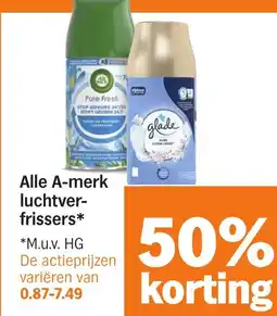 Albert Heijn Alle A-merk luchtverfrissers aanbieding