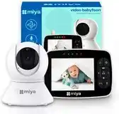 Bol.com Miya M35 Babyfoon - Babyfoon met camera - Op afstand bestuurbaar - Video & Audio - Baby monitor aanbieding