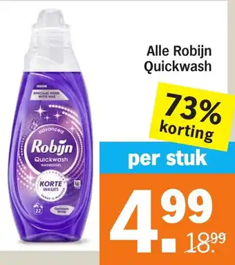 Alle Robijn Quickwash