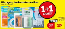 Kruidvat Alle ragers, tandenstokers en floss aanbieding