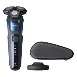 Bol.com Philips Scheerapparaat Series 5000 S5885/35 - Zwart/Blauw aanbieding