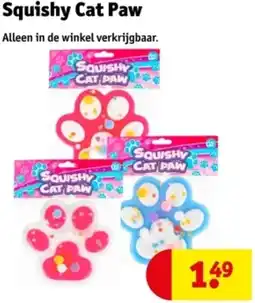 Kruidvat Squishy Cat Paw aanbieding
