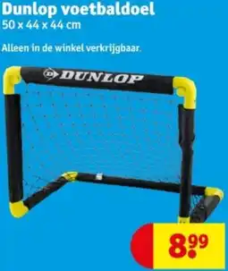 Kruidvat Dunlop voetbaldoel aanbieding