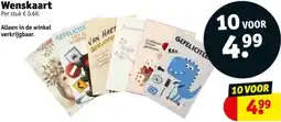 Kruidvat Wenskaart aanbieding
