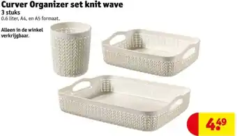 Kruidvat Curver Organizer set knit wave aanbieding
