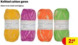 Kruidvat Knitted cotton garen aanbieding