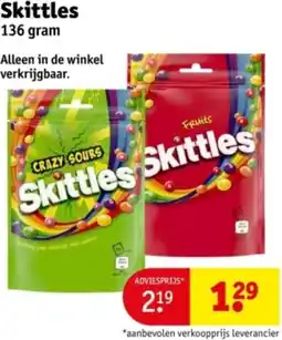 Kruidvat Skittles aanbieding
