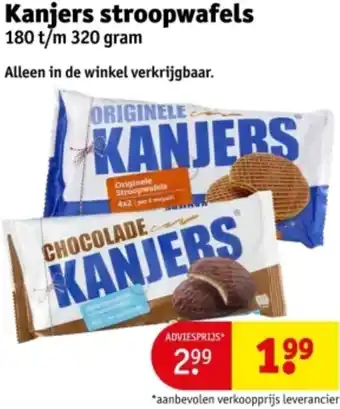 Kruidvat Kanjers stroopwafels aanbieding