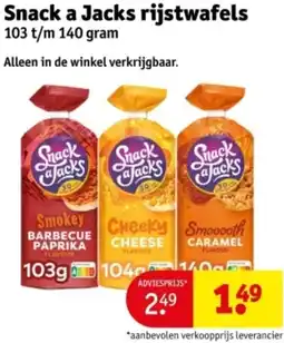 Kruidvat Snack a Jacks rijstwafels aanbieding