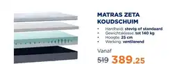 TotaalBED Matras Zeta Koudschuim | 70 x 200 cm | Standaard aanbieding
