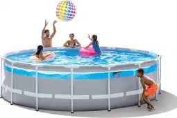 Bol.com Intex Clearview Prism Frame zwembad 488x122 cm. met filterpomp en accessoires aanbieding