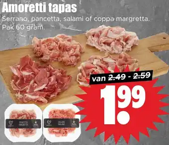 Dirk Amoretti tapas aanbieding