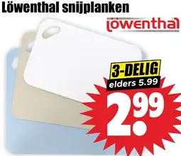 Dirk Löwenthal snijplanken aanbieding