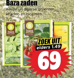 Dirk Baza zaden aanbieding