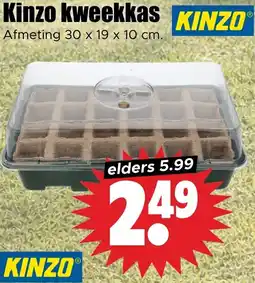 Dirk Kinzo kweekkas aanbieding