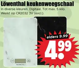 Dirk Löwenthal keukenweegschaal aanbieding