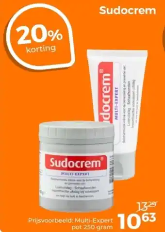 Trekpleister Sudocrem aanbieding
