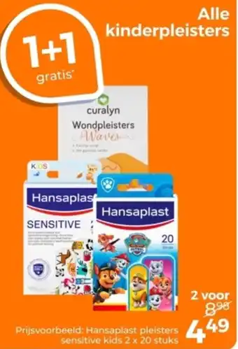 Trekpleister Alle kinderpleisters aanbieding