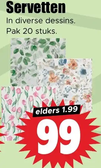 Dirk Servetten aanbieding