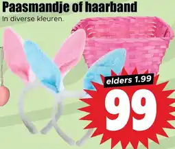 Dirk Paasmandje of haarband aanbieding