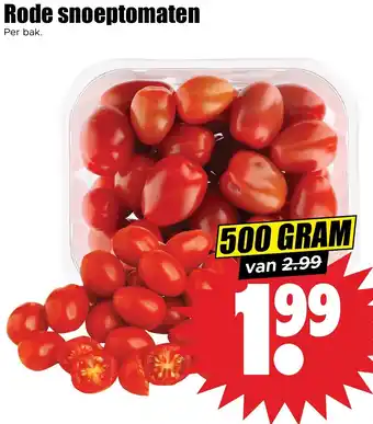 Dirk Rode snoeptomaten aanbieding