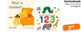 Trekpleister Kartonboek aanbieding