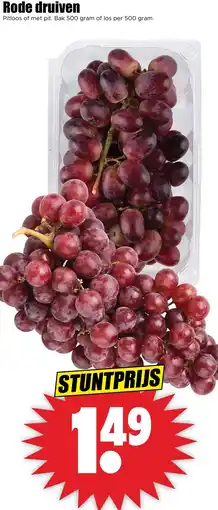 Dirk Rode druiven aanbieding