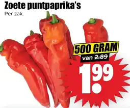 Dirk Zoete puntpaprika's aanbieding