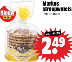 Dirk Markus stroopwafels aanbieding