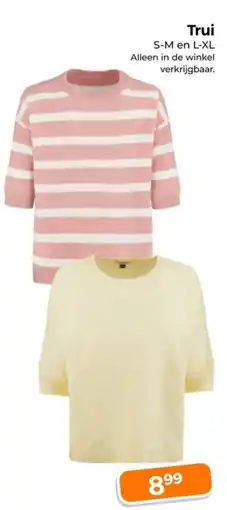 Trekpleister Trui aanbieding